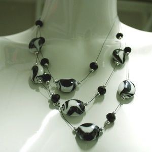 Black and White Necklace